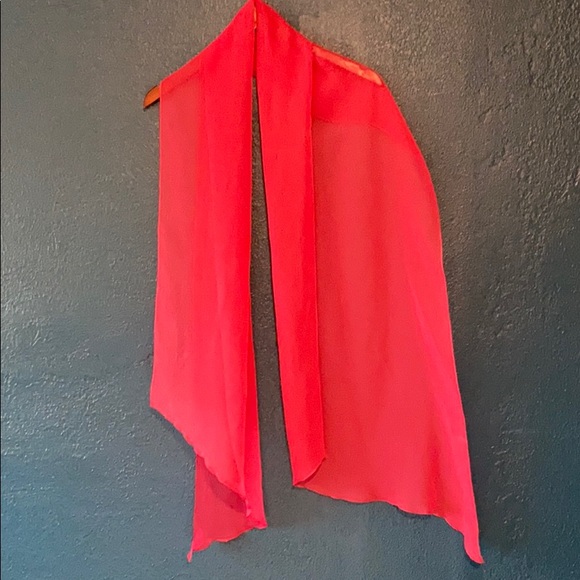 Hot Pink Scarf 34x70 inches - Picture 5 of 5